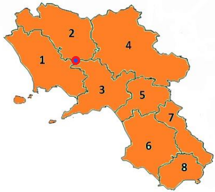 Allerta meteo zone Regione Campania
